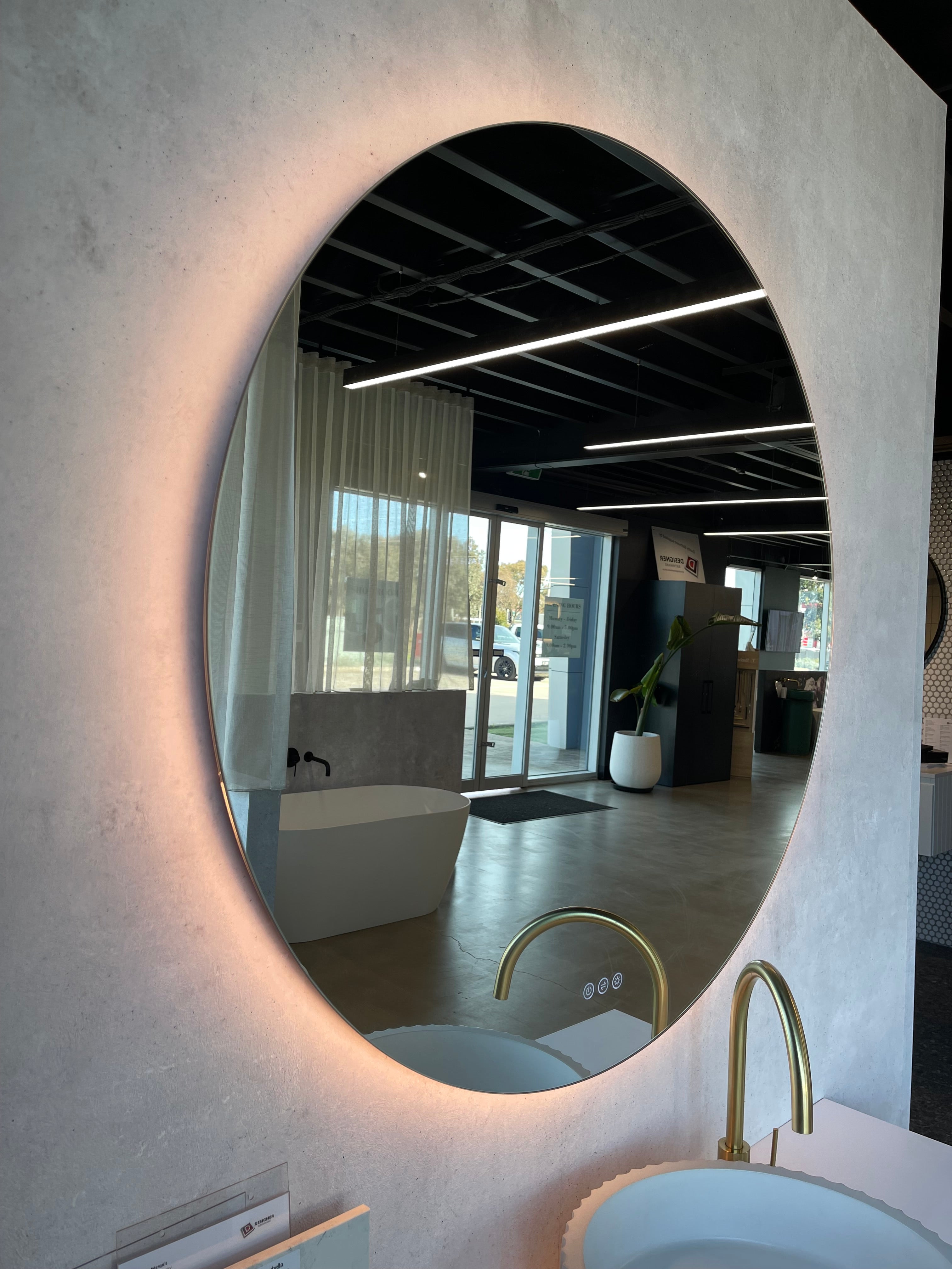 Euro Mirror Frameless LED 1000mm - Designer Bathware