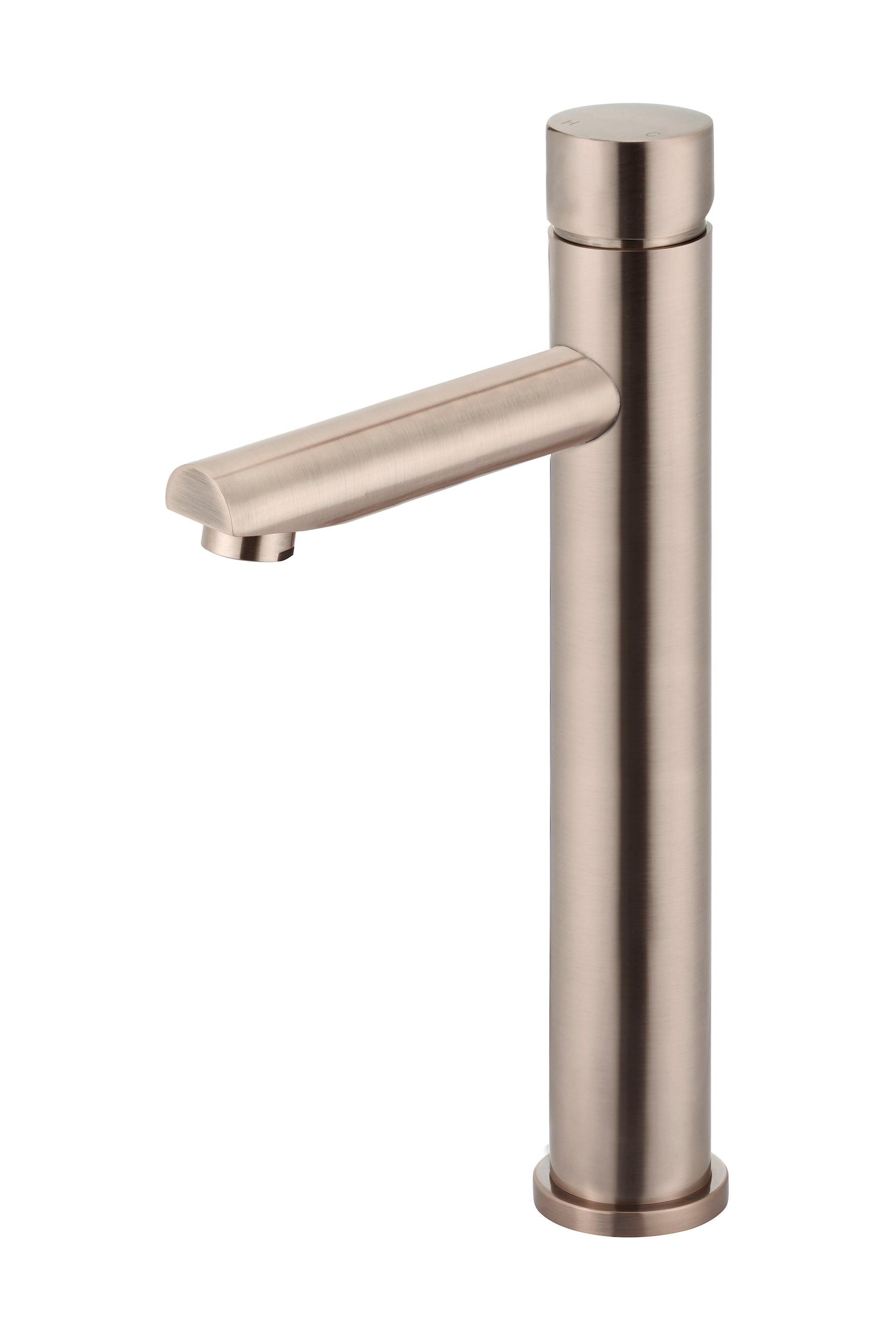 Round Pinless Tall Basin Mixer - Designer Bathware