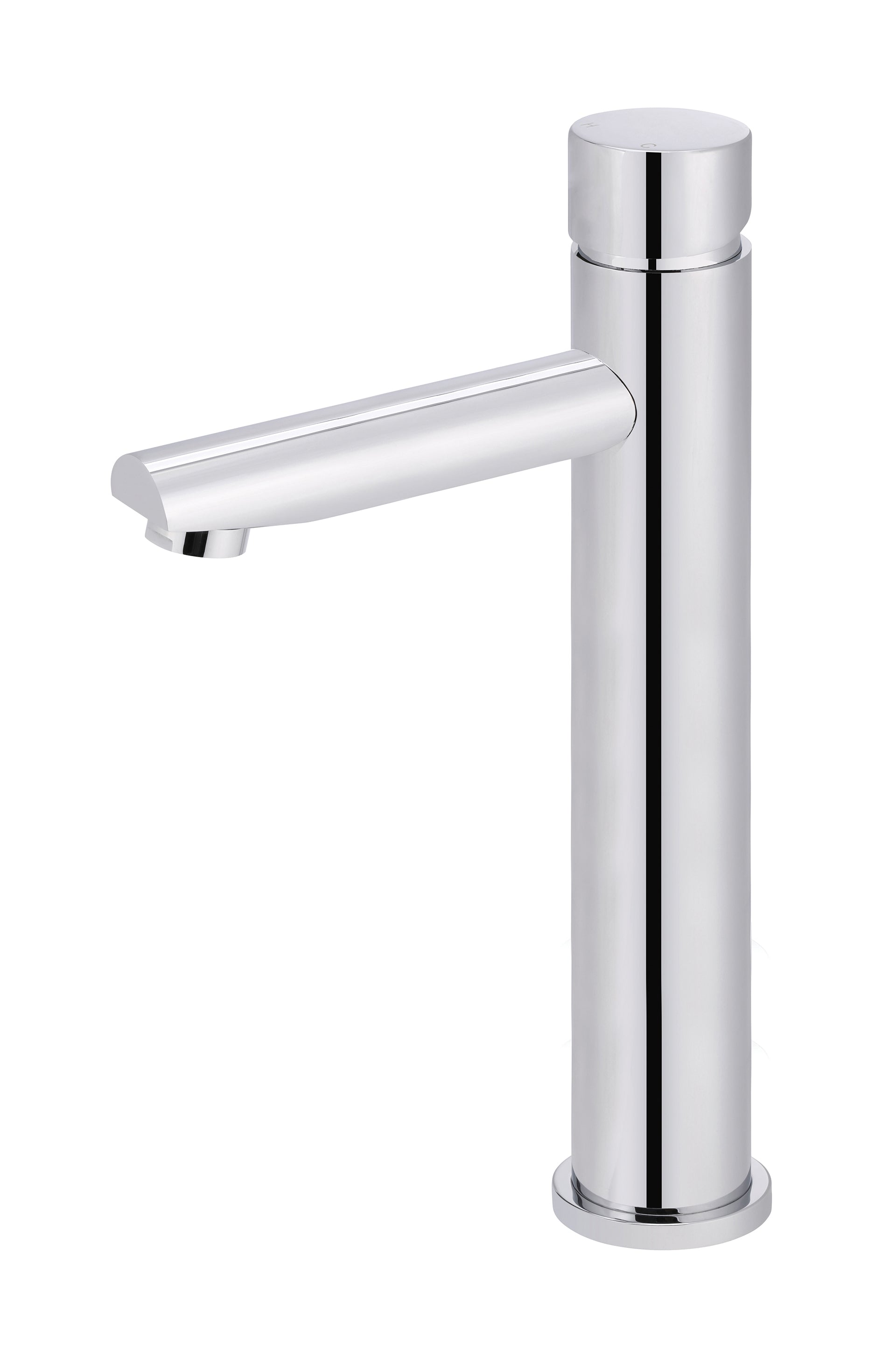Round Pinless Tall Basin Mixer - Designer Bathware