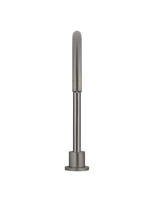 Round High-Rise Swivel Hob Spout - Shadow - Designer Bathware