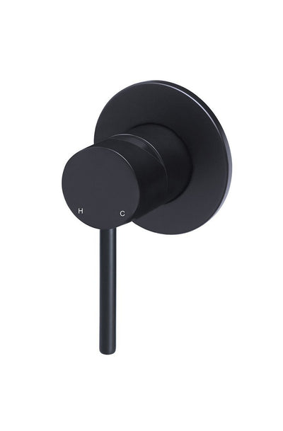 Meir Round Wall Mixer Trim Kit Only - Matte Black