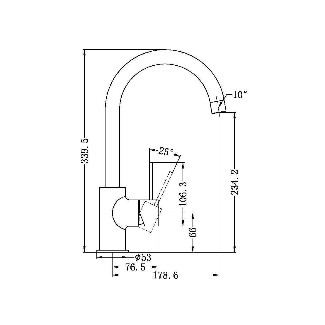 Mecca Kitchen Mixer - Designer Bathware