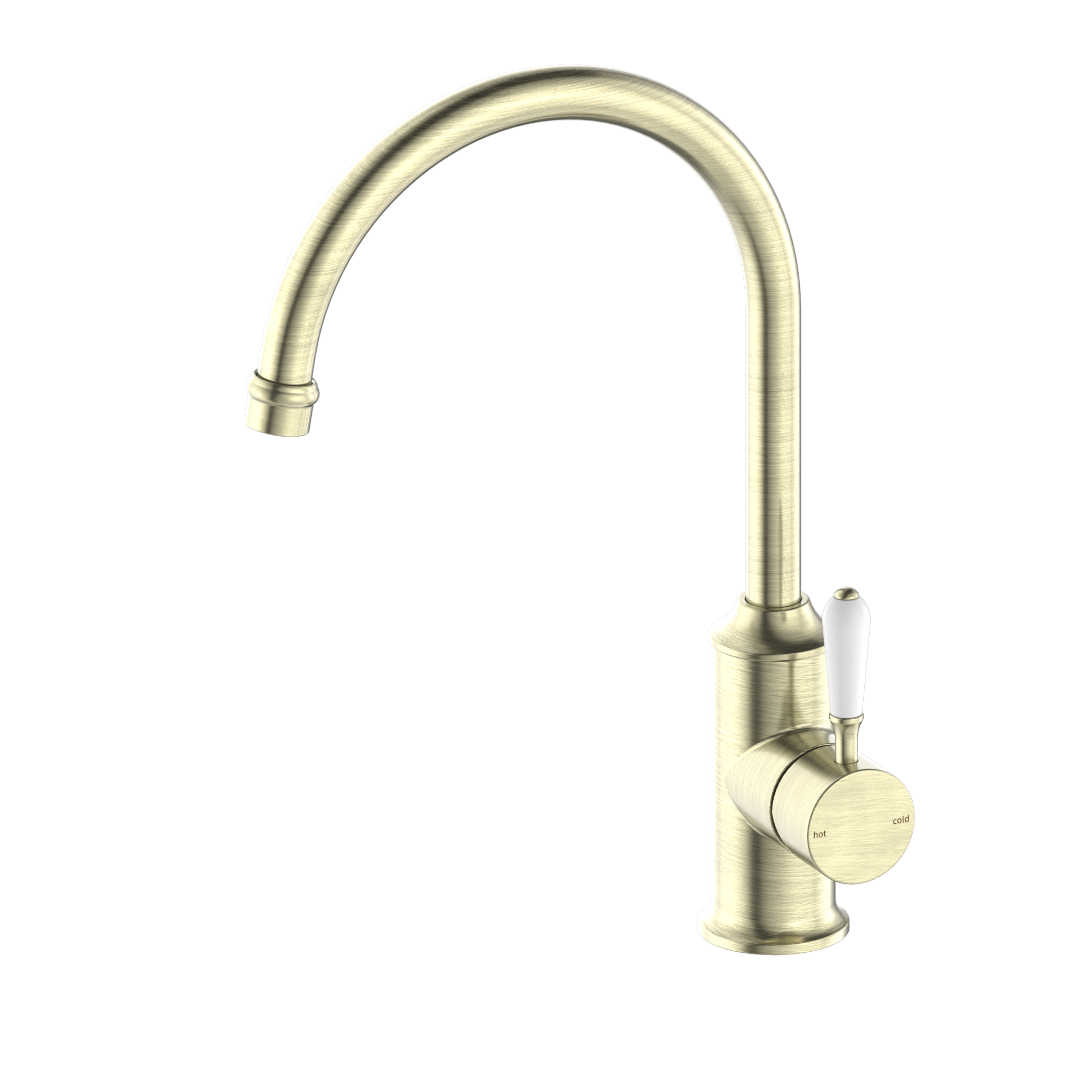 York Kitchen Mixer Gooseneck Spout - Designer Bathware