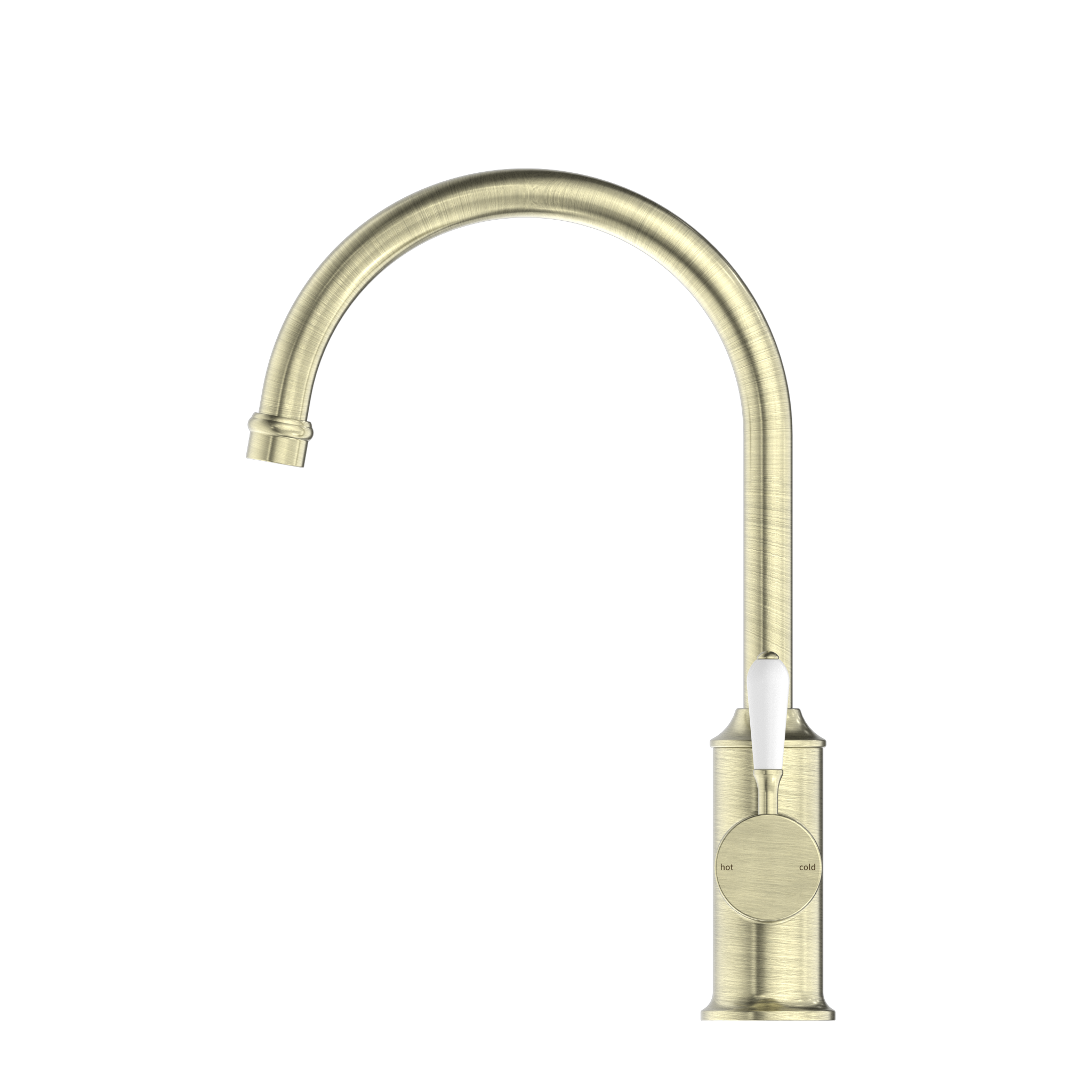 York Kitchen Mixer Gooseneck Spout - Designer Bathware