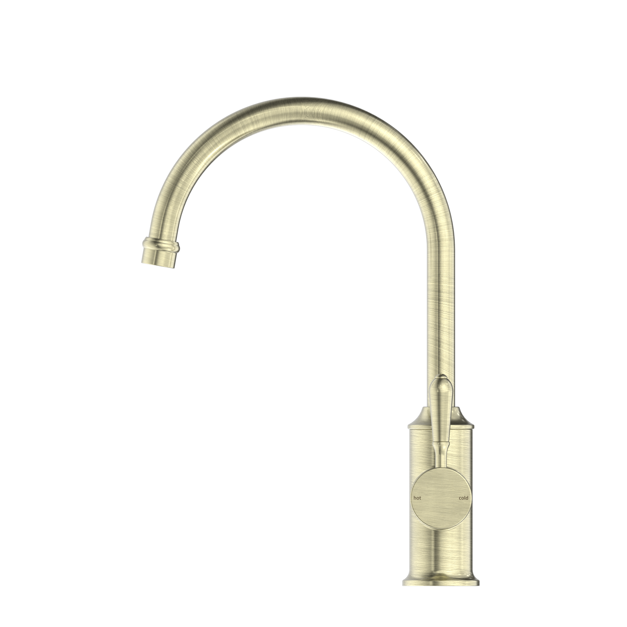 York Kitchen Mixer Gooseneck Spout - Designer Bathware