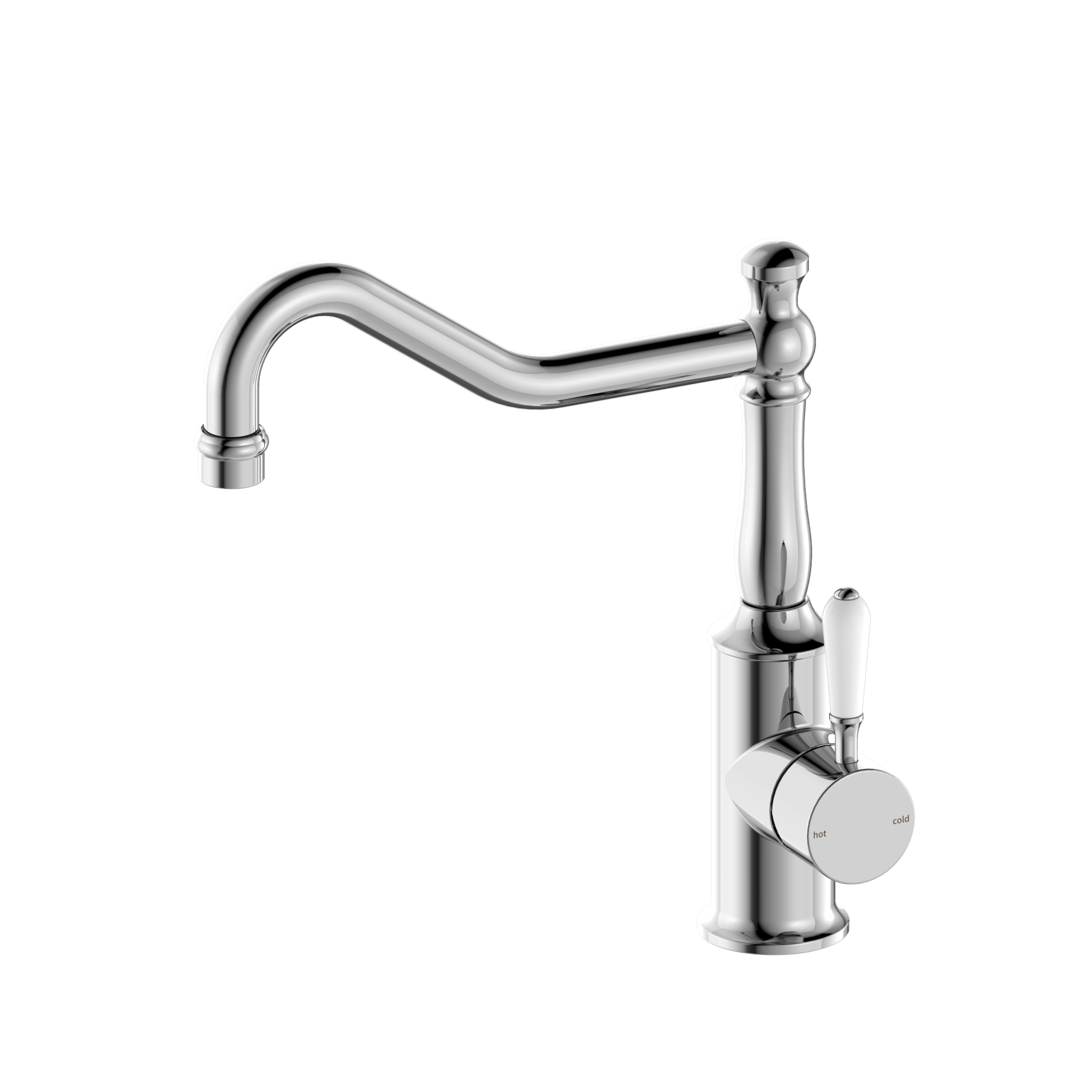York Kitchen Mixer Hook Spout - Designer Bathware