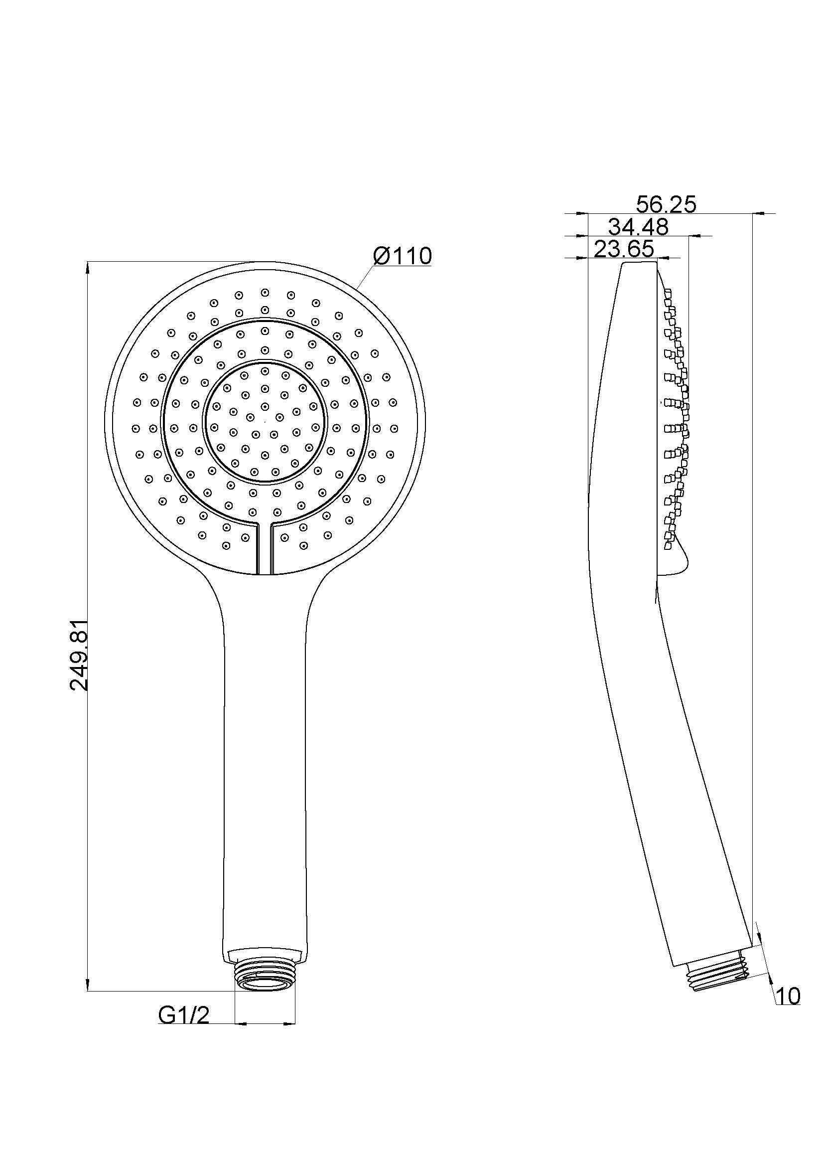 Opal Hand Shower - Designer Bathware