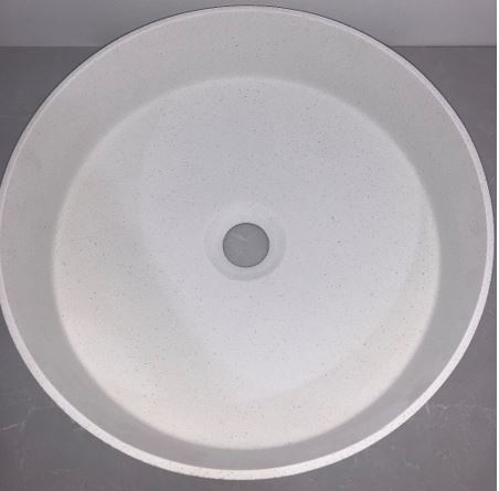 Regio Ash Cloud Acrylic Solid Surface Above Counter Basin - Designer Bathware