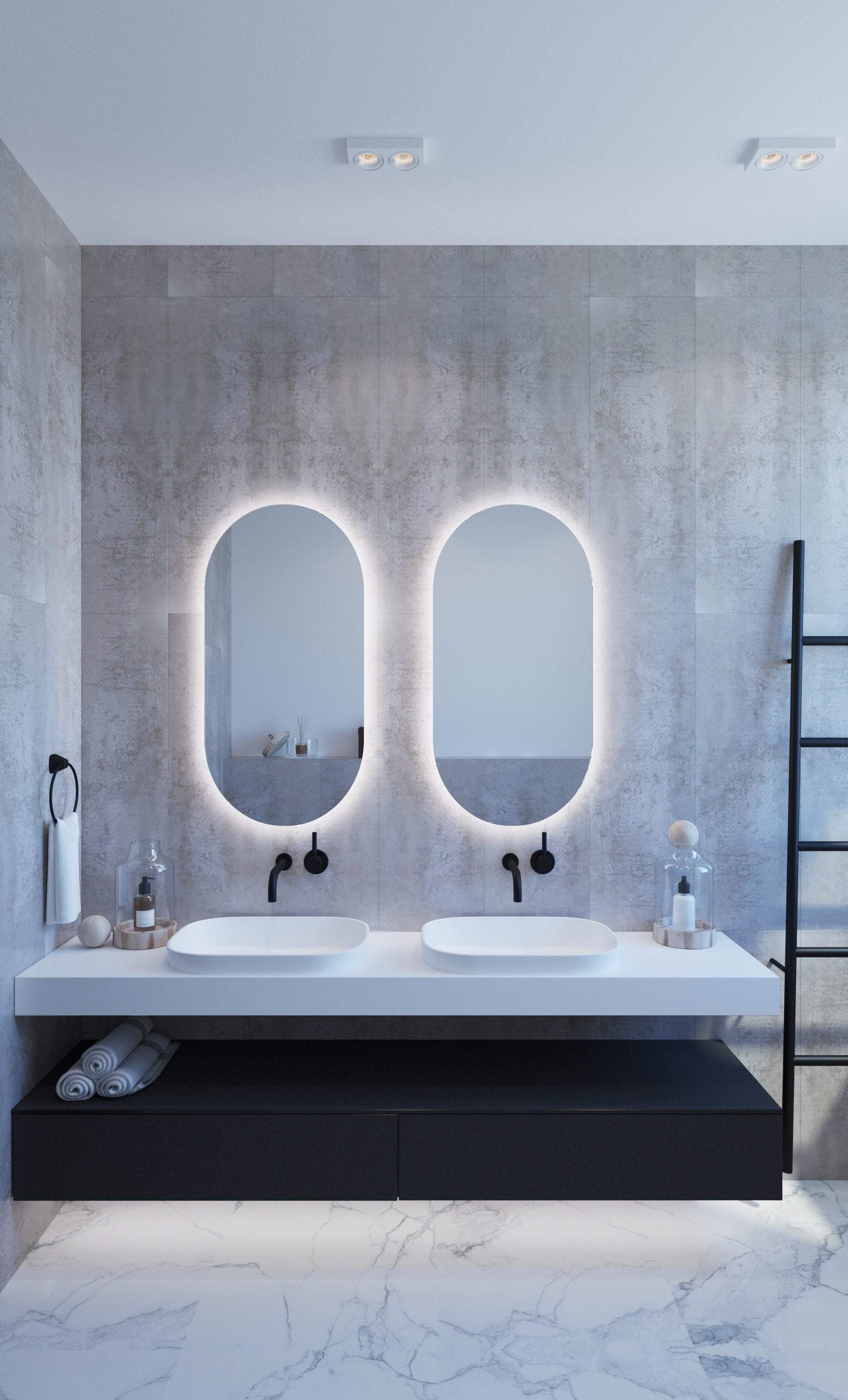 Premium Back-lit Oval Mirror SS Range