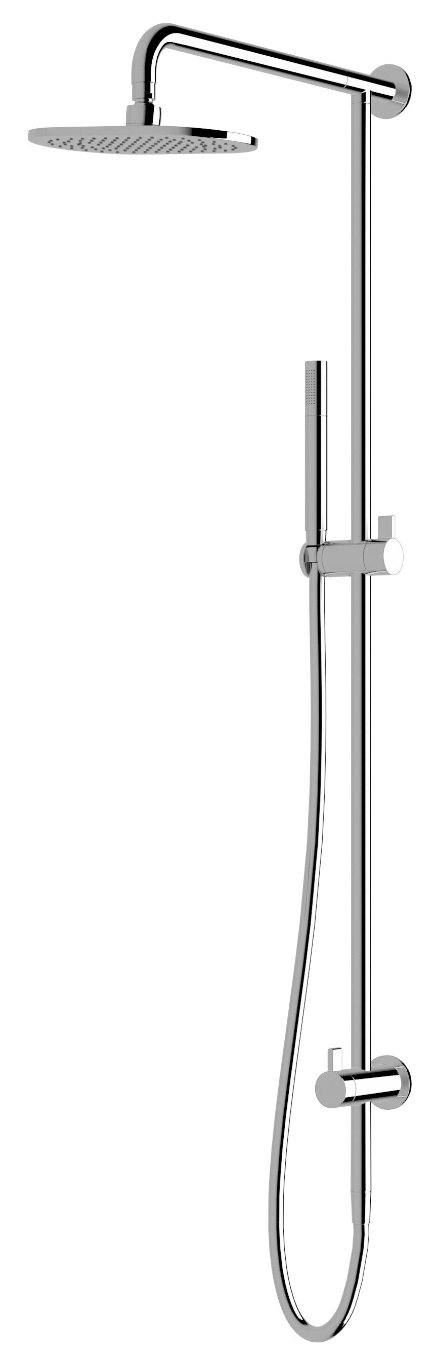 Calibre Twin Rail Shower Head - Designer Bathware