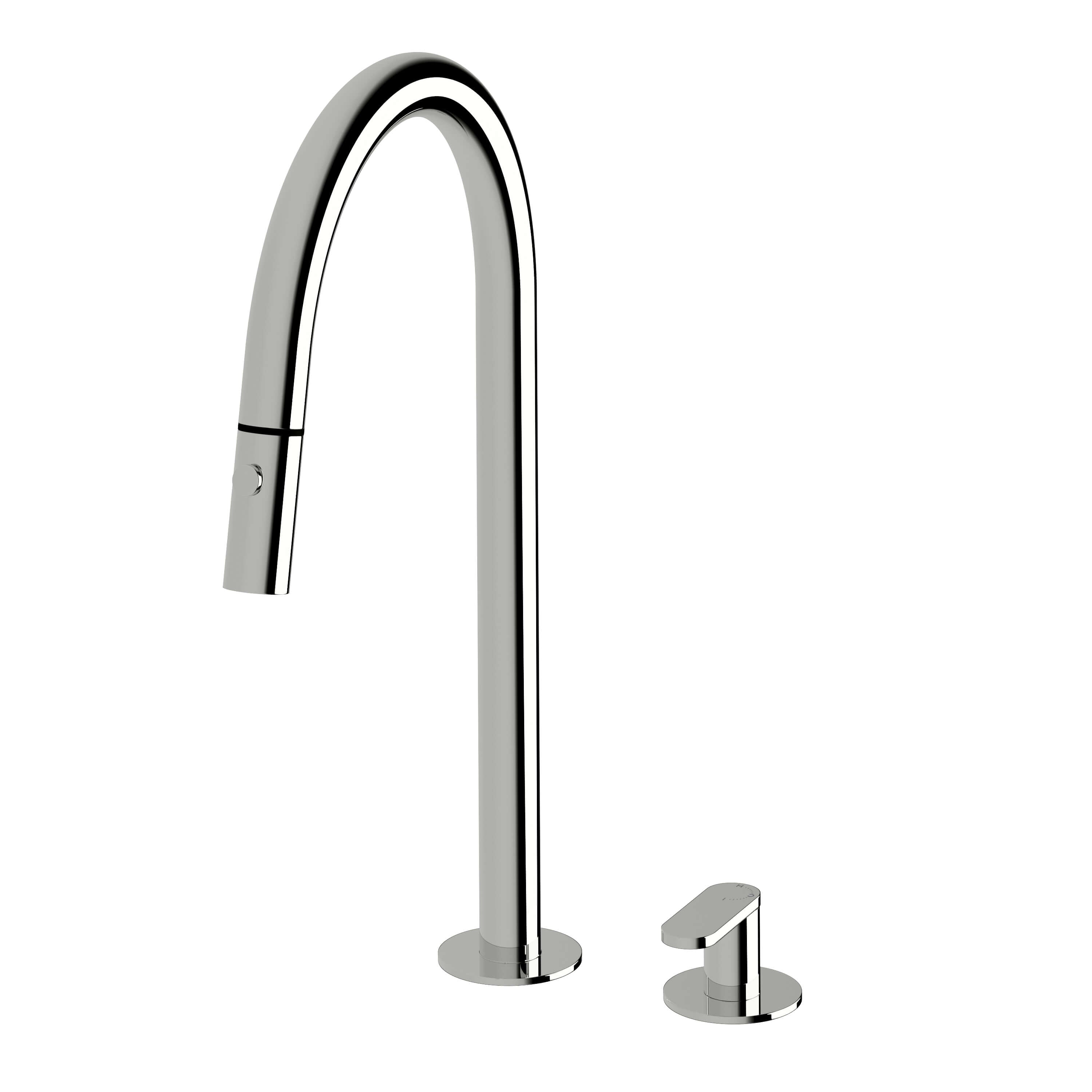 Duet Sink Progressive Mixer Set Pull Out Spray - Designer Bathware
