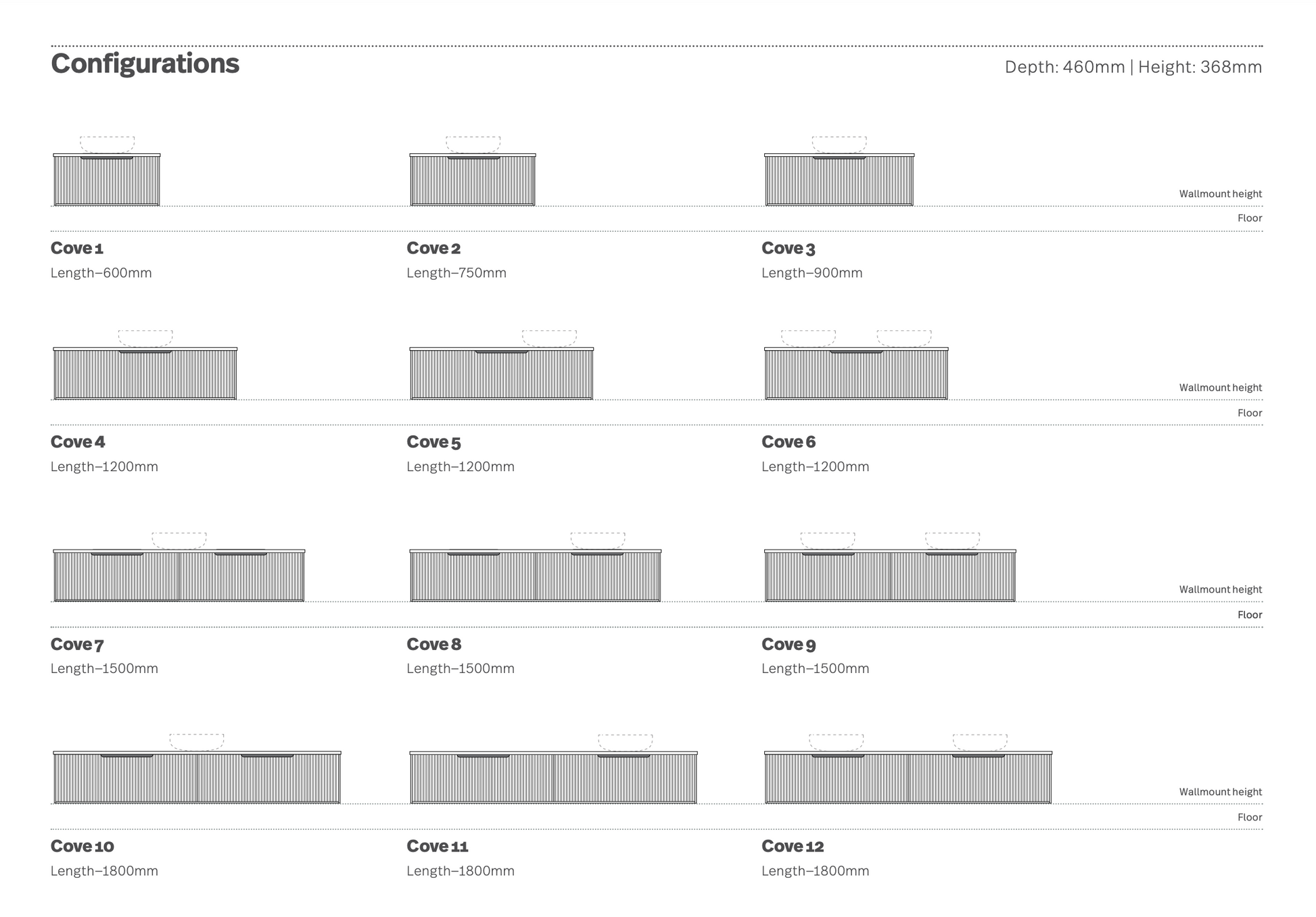 Cove Vanity Unit - Designer Bathware