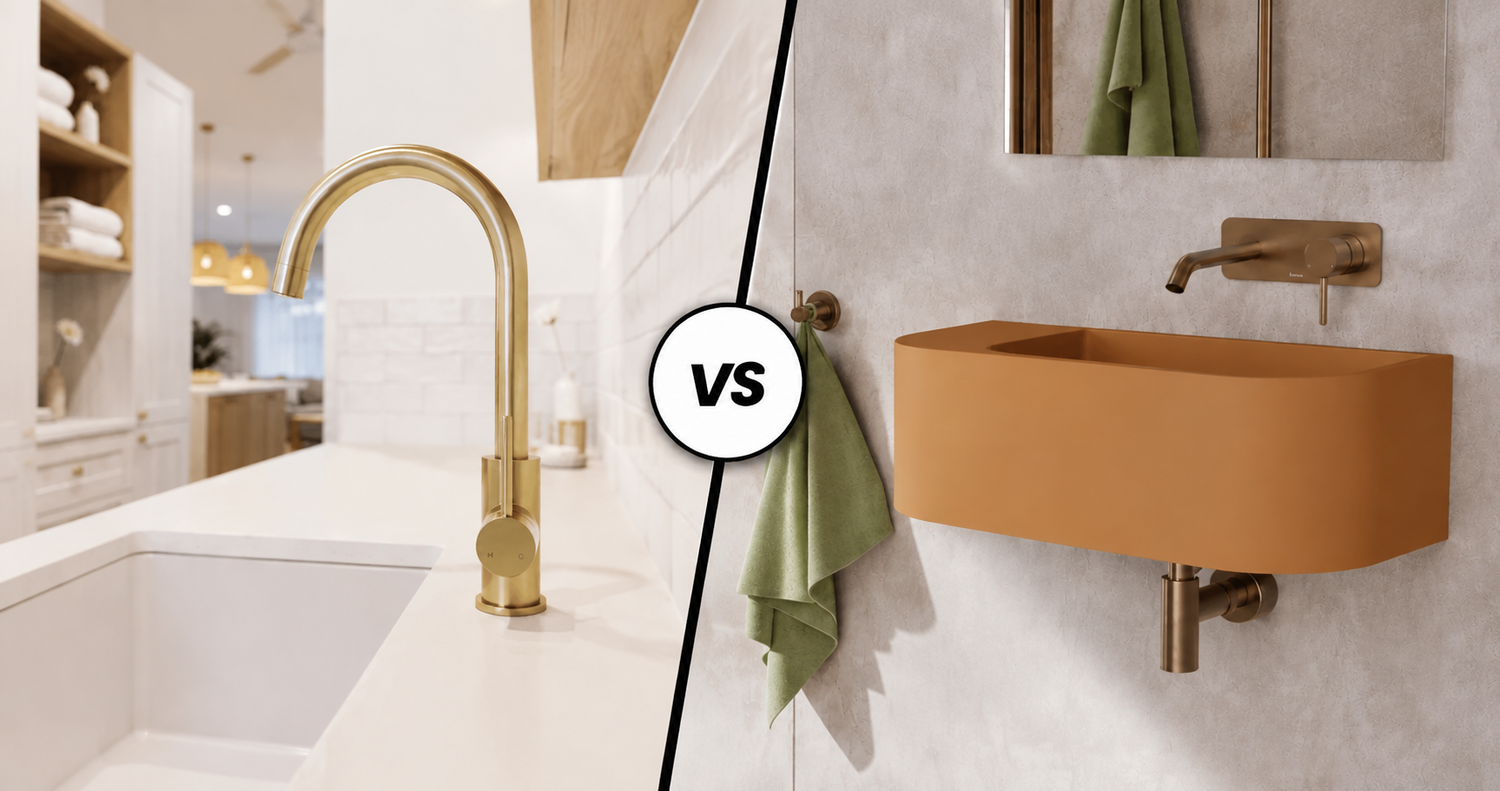 Deck-Mounted vs Wall-Mounted Basin Mixer: Which Suits Your Vanity Top?