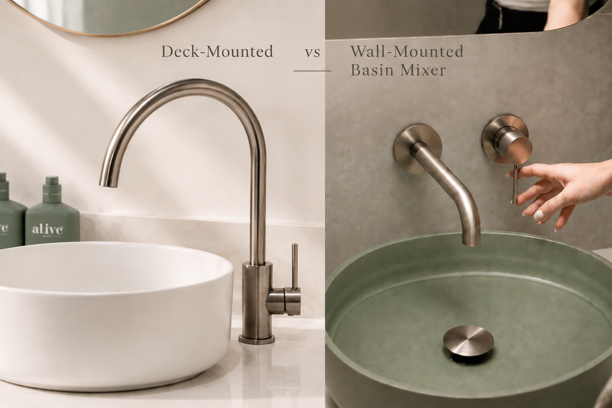 Deck Mounted Vs Wall Mounted Tapware