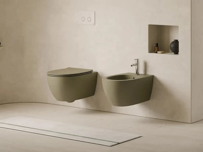 Coloured Toilets