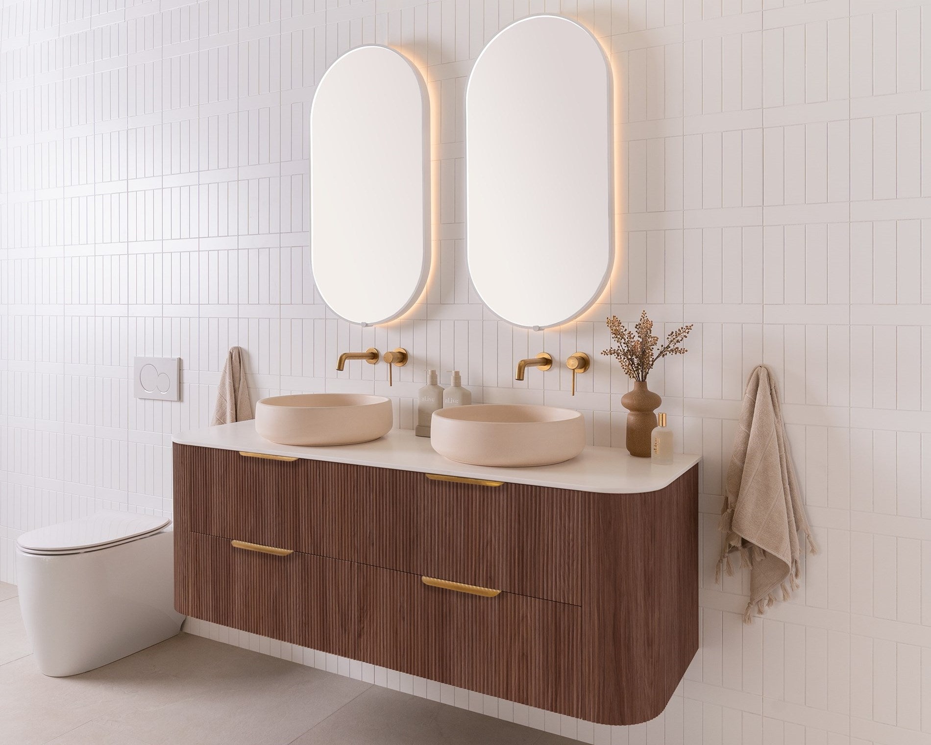 ADP Thirroul Wall Hung Vanity Durasein Benchtop