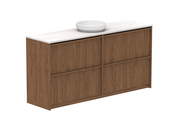 ADP Eli Floor Mount Vanity Cherry Pie Benchtop