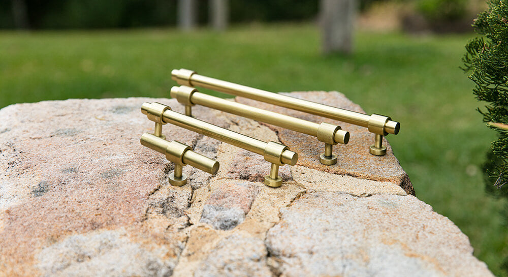 Turner Hastings Fanetta Pull Handles Brushed Brass