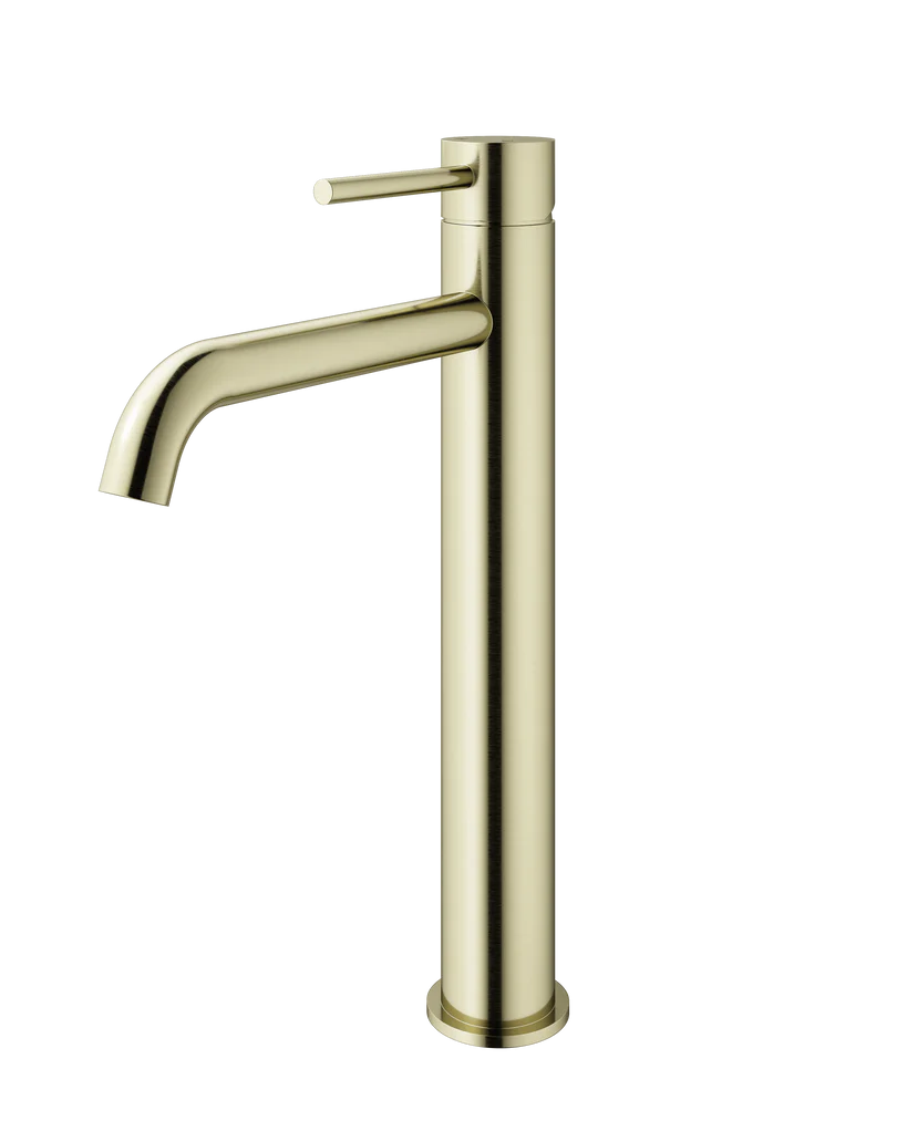 Mimi Brushed Brass Basin Mixer Tapware Package