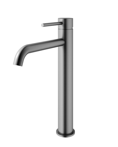 Mimi Single Lever Tall Basin Mixer Gun Metal