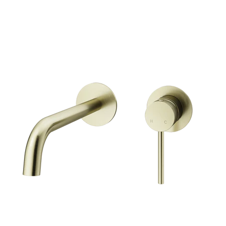 Mimi Brushed Brass Wall Set Tapware Package