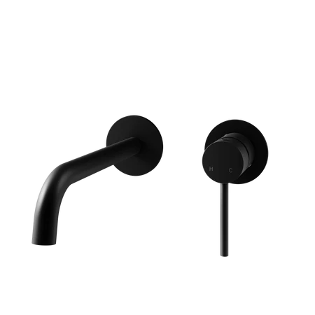 Mimi Matte Black Wall Set Tapware Package