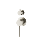 Mimi Cove Wall Mixer Diverter Warm Brushed Nickel