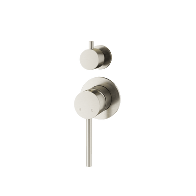 Mimi Cove Wall Mixer Diverter Warm Brushed Nickel