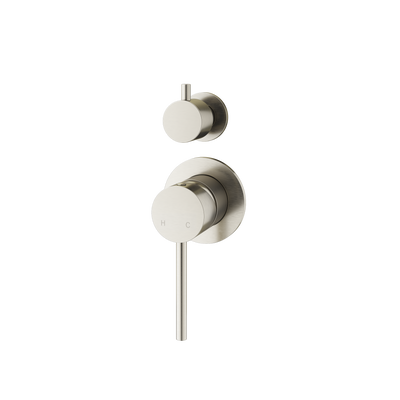 Mimi Single Lever Shower Mixer Diverter Brushed Nickel