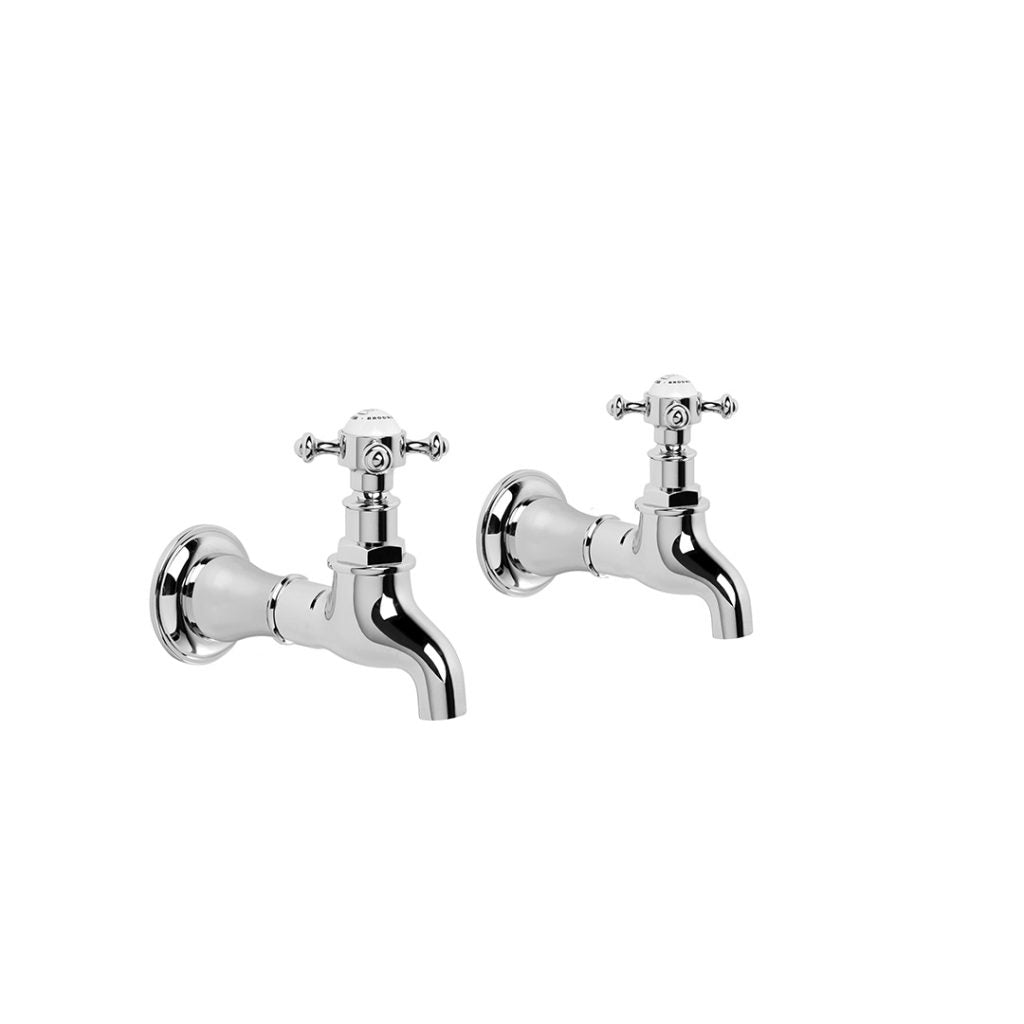 Brodware Winslow Bib Taps with Cross Handles – Designer Bathware