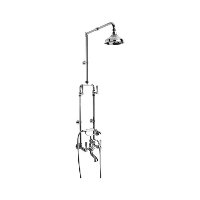 Brodware Winslow Bath/Exposed Shower Set with Metal Levers