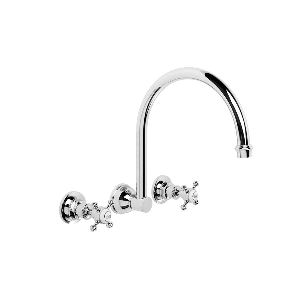 Brodware Winslow Wall Set with Cross Handles