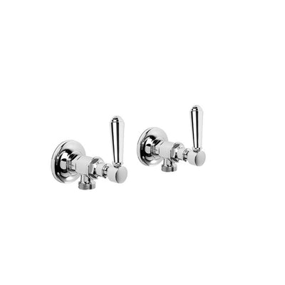 Brodware Winslow Washing Machine Taps with Metal Levers