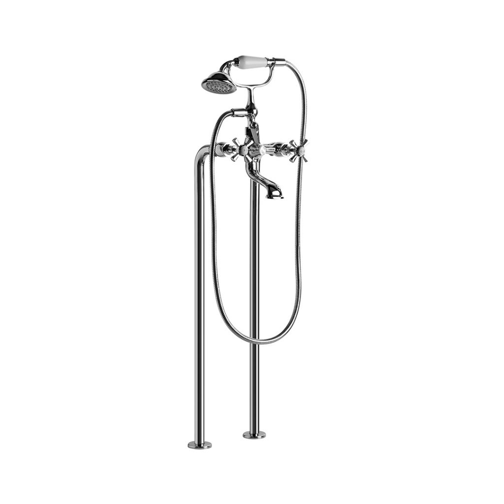 Brodware Classique Bath Mixer with Handshower — Designer Bathware