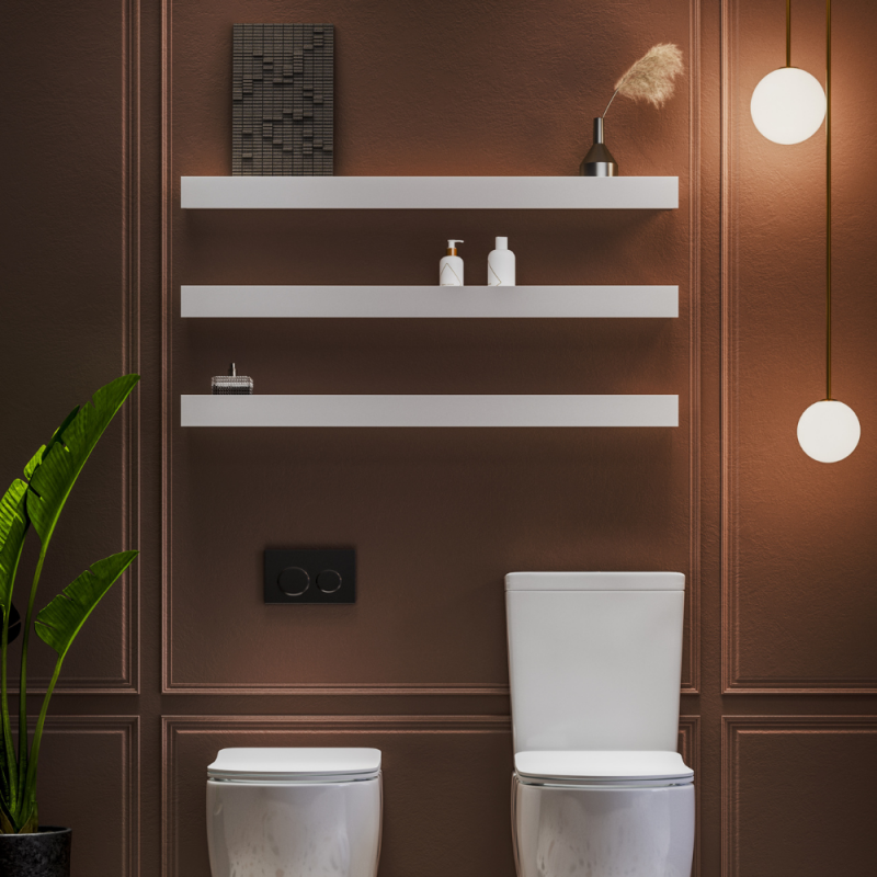 BelBagno H Collection Solid Surface Shelf 1400