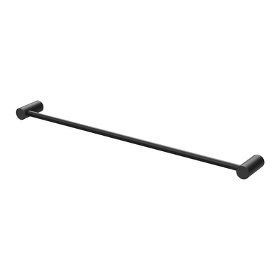 Phoenix Vivid Slimline Single Towel Rail 600mm Matte Black
