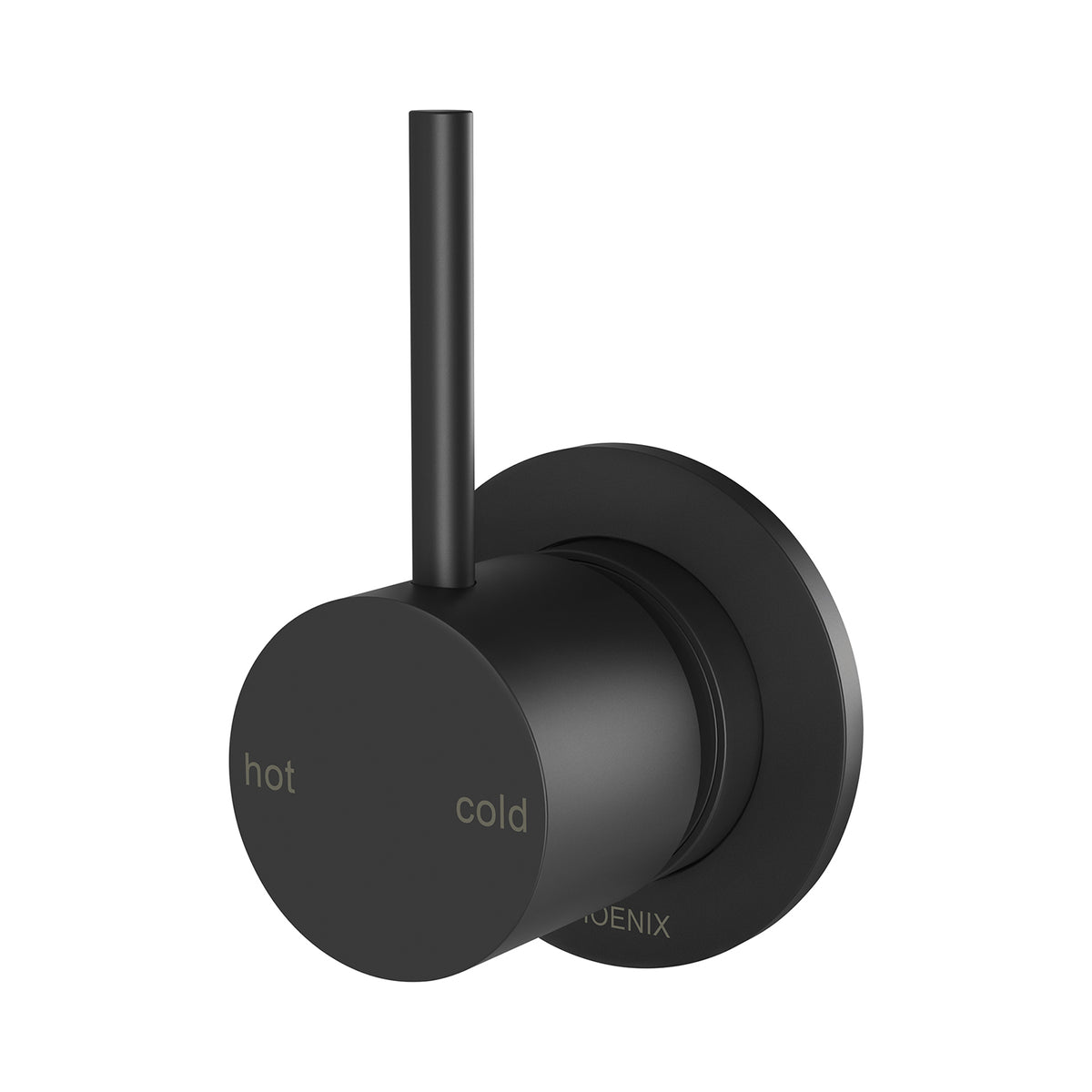 Phoenix Vivid Slimline Up Shower / Wall Mixer Matte Black – Lead Free