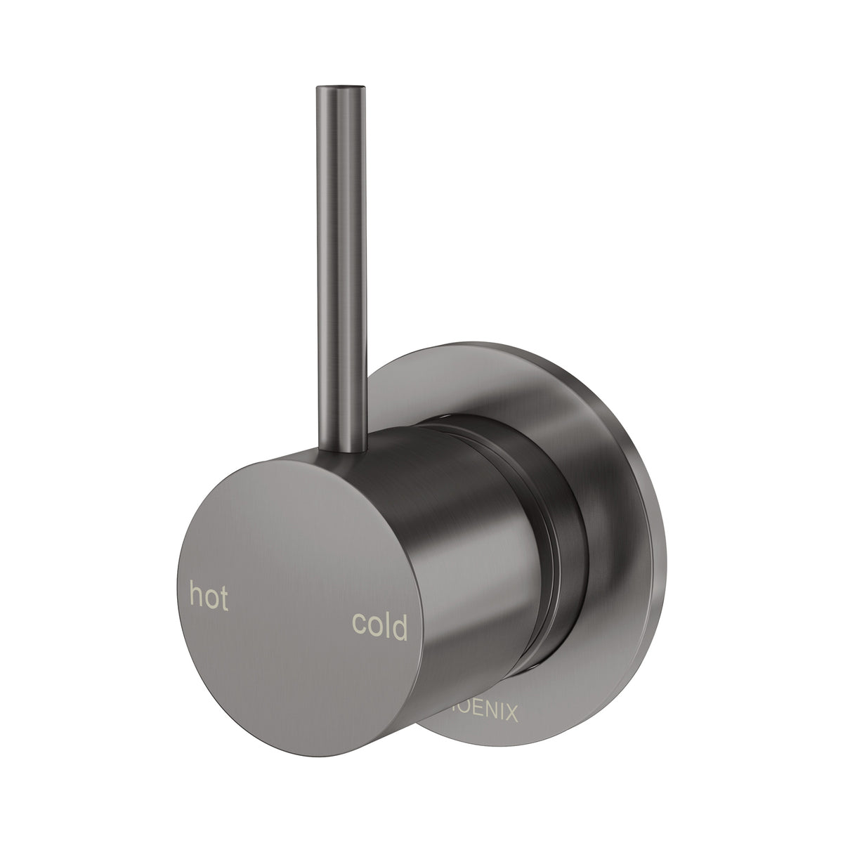 Phoenix Vivid Slimline Up Shower / Wall Mixer Brushed Carbon – Lead Free