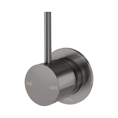 Phoenix Vivid Slimline Up Shower / Wall Mixer Brushed Carbon – Lead Free