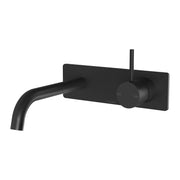 Phoenix Vivid Slimline Up Basin / Bath Wall Mixer Set Matte Black – Lead Free