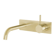Phoenix Vivid Slimline Up Basin / Bath Wall Mixer Set Brushed Gold – Lead Free