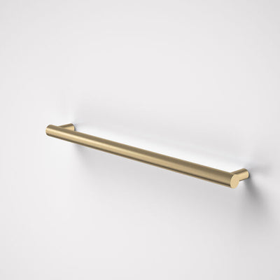 Caroma Liano II Heated Towel Rail - Horizontal - Brushed Brass (Transformer not included)