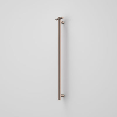 Caroma Liano II Heated Towel Rail - Vertical - Brushed Bronze (Transformer not included)