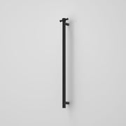 Caroma Liano II Heated Towel Rail - Vertical - Matte Black (Transformer not included)