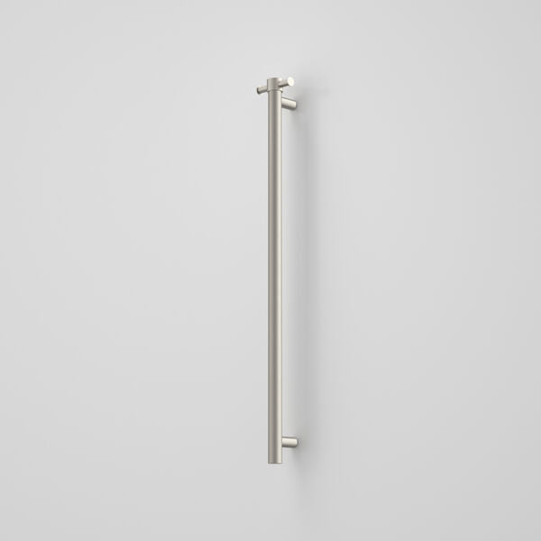 Caroma Liano II Heated Towel Rail - Vertical - Brushed Nickel (Transformer not included)