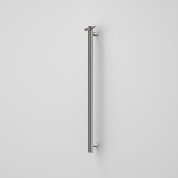 Caroma Liano II Heated Towel Rail - Vertical - Gun Metal (Transformer not included)