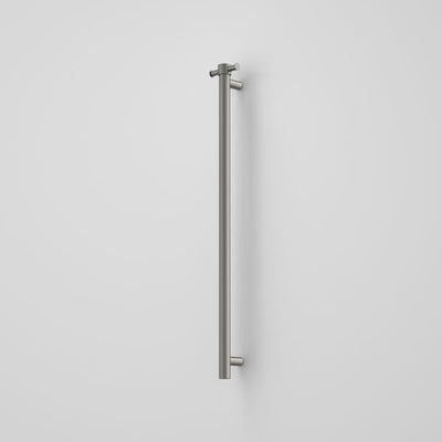 Caroma Liano II Heated Towel Rail - Vertical - Gun Metal (Transformer not included)
