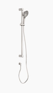 Nero Mecca Care 32mm Grab Rail And Adjustable Shower Rail Set 900mm Brushed Nickel