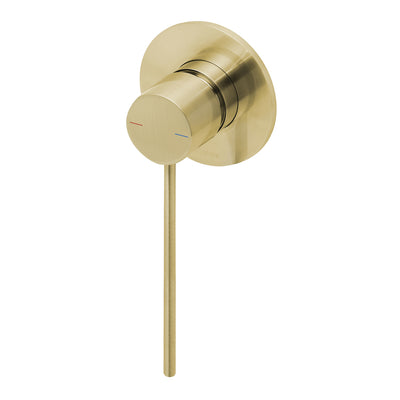 Phoenix Vivid Slimline SwitchMix Shower/Wall Mixer Extended Lever Complete Kit Brushed Gold