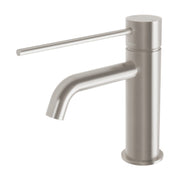 Vivid Slimline Basin Mixer Curved Outlet with Extended Lever
